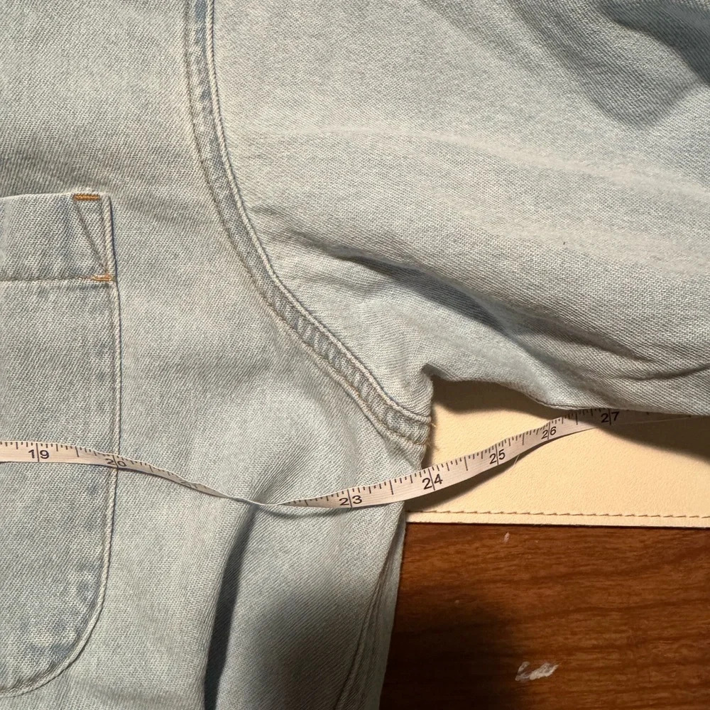 New Xirena Daisy Patch Haven Shacket in Blue Dove Large - Picture 5 of 5